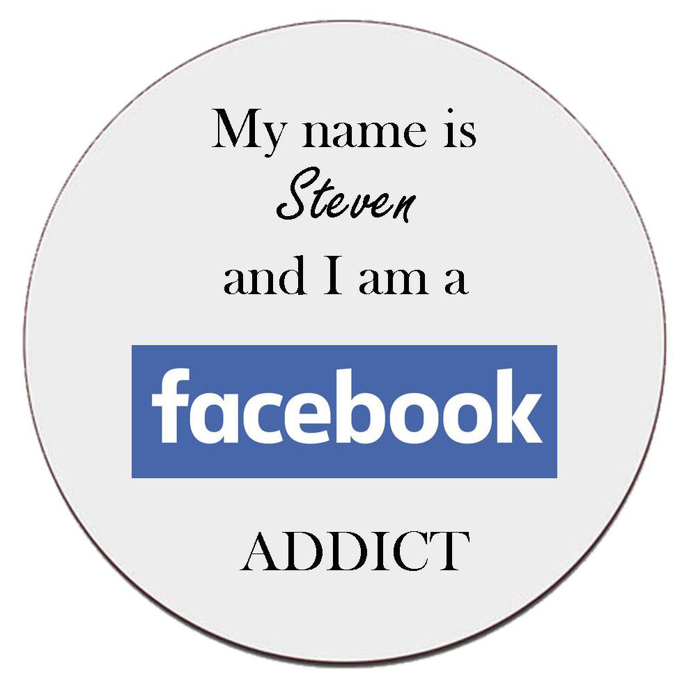 Facebook Addict Coaster