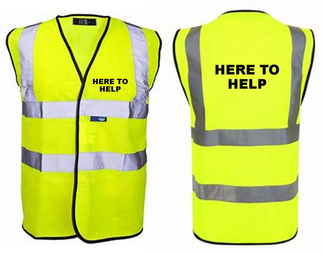 Here To Help Hi Vis Vest